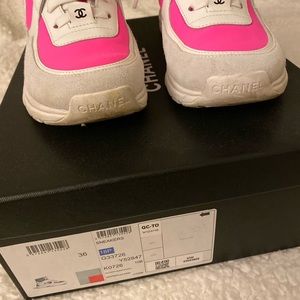 CHANEL Shoes - Authentic CHANEL Sneakers Hot Pink Size 36 CHANEL Shoes - Authentic CHANEL Sneakers Hot Pink Size 36